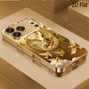 Eagle Emblem Patterned Tempered Glass Design for iPhone16 17 Pro Max 15 14 13 12 11 ProMax Phone Case Camera Cover Shockproof H