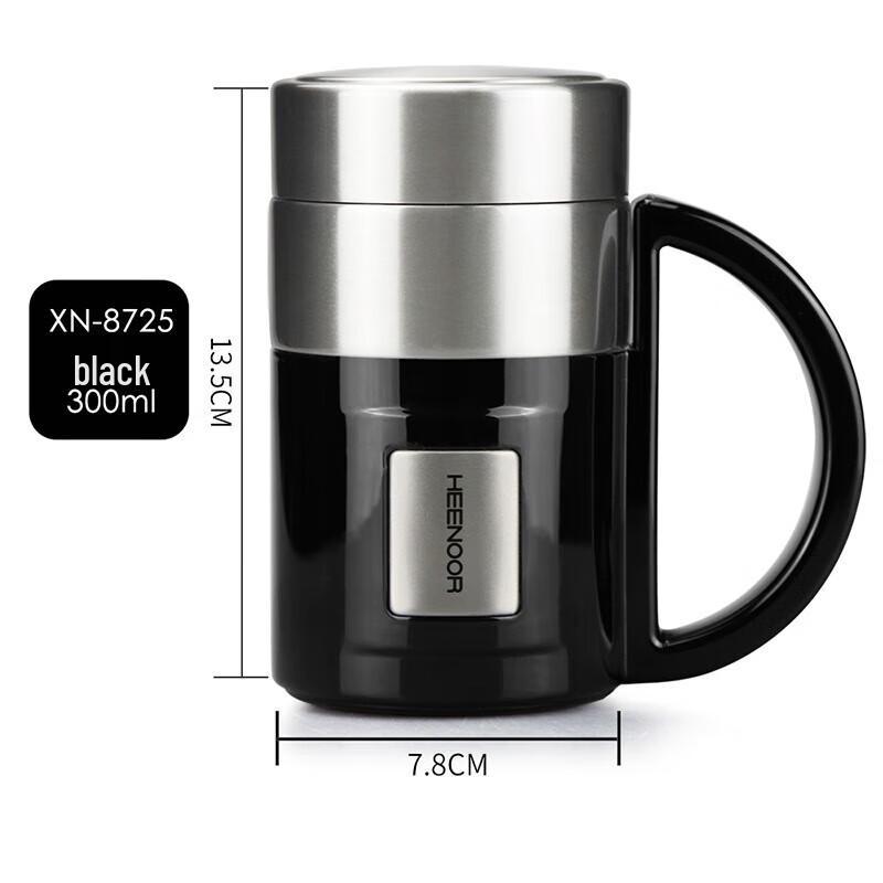 Heenoor 304 Stainless Steel Insulated Office Mug with Handle
