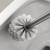 Space Aluminum Toilet Brush Holder Set No Punching Toilet Cleaning Tool  Household Cleaning