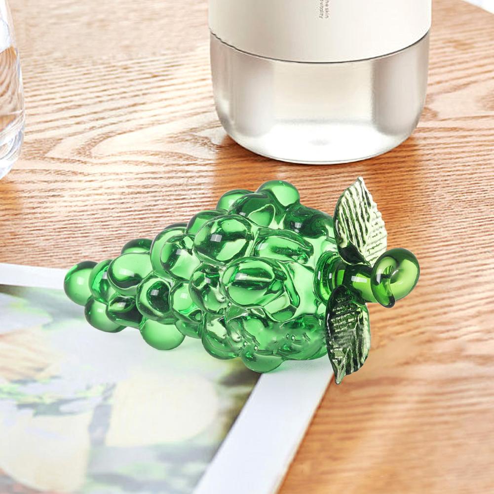 Färger Kristall Frukt Brevpapper med Diamant Natursten Glas Hantverk Souvenir Heminredning Bordsdekoration Fruktfigurer Gåva