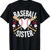 Funny Sister Baseball Sister T-Shirt