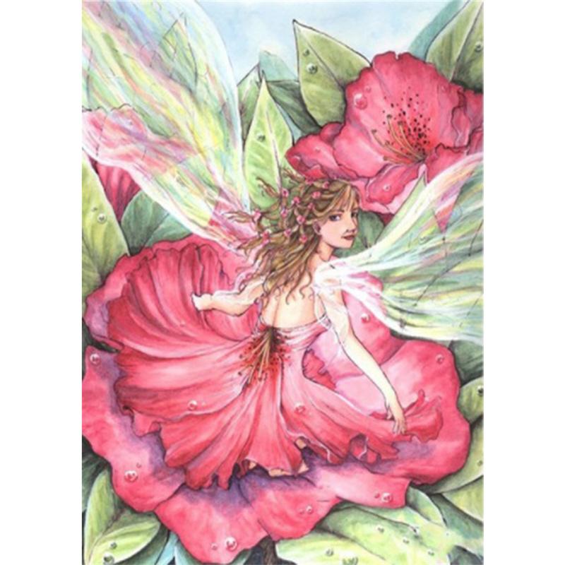 Pictură cu diamant DIY 5D, flori colorate, broderie cu diamante, kit cu punct de cruce, mozaic cu strasuri, decor pentru acasă