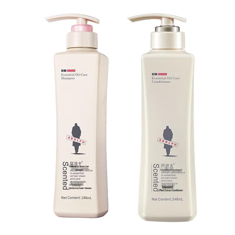 Adolph Essential Oil Hair Care Shampoo & Conditioner Set