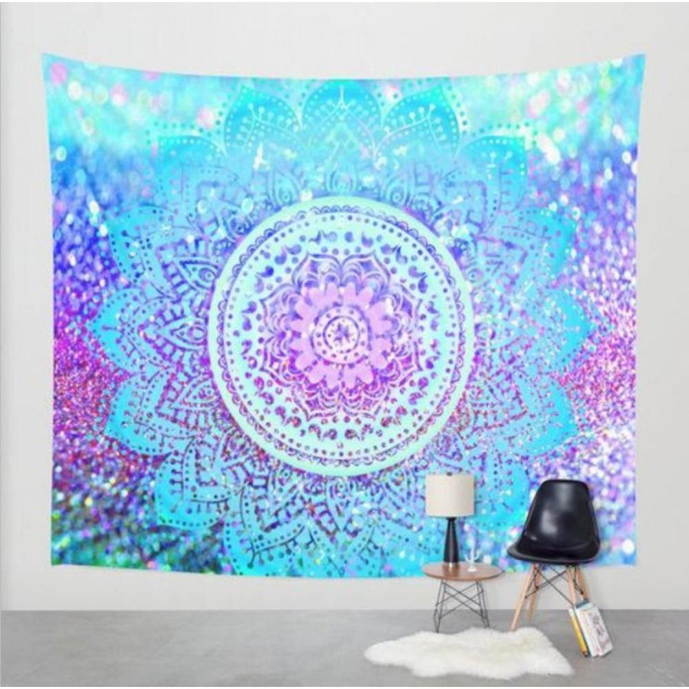 Bohemian Hanging Cloth Totem Tapestry Bedside Decoration Tablecloth Living Room Background Cloth Room Decoration Painting