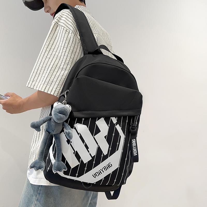Men Letter Backpack Women Lightweight Large Capacity Backpack