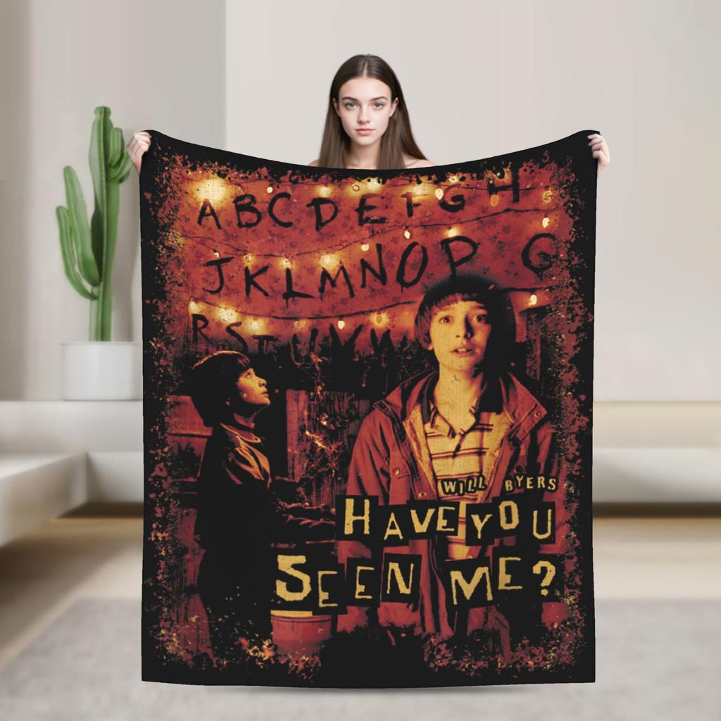Steve The Babysitter Portrait Blanket Quality Warm Soft Throw Blanket Winter Picnic Couch Chair Fluffy Bedspread