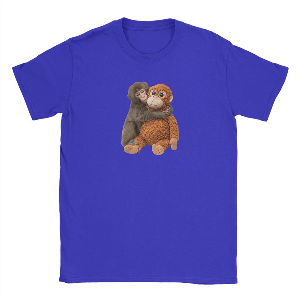 Unisex Monkey Punch T Shirt Hug 100 Cotton Clothing Vintage Short Sleeve Round Collar Tee Shirt Party TShirt