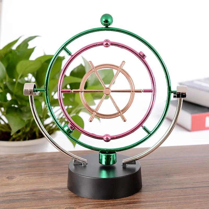 Pendolo di Newton, sfera con culla, giocattolo di fisica per l'equilibrio dinamico, decorazione da tavolo creativa, ornamento artigianale