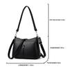 High Quality Soft Leather Handbag Women Luxury Purses Female Bag Designer Brand Ladies Shoulder Crossbody Bag Midlife Mom Bag