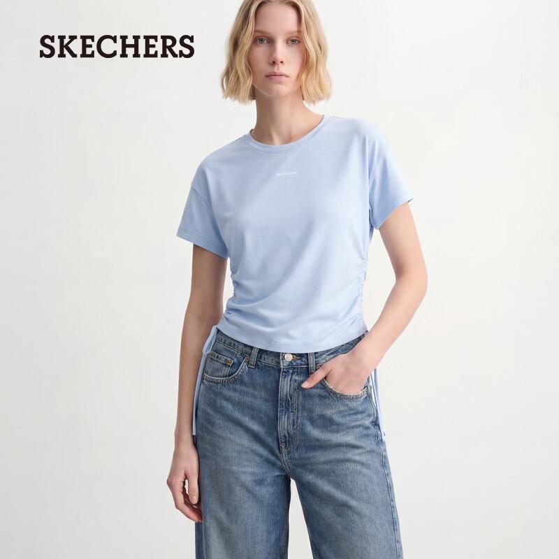 

Skechers Women s Retro Knit Short Sleeve T-Shirt L226W058 XL