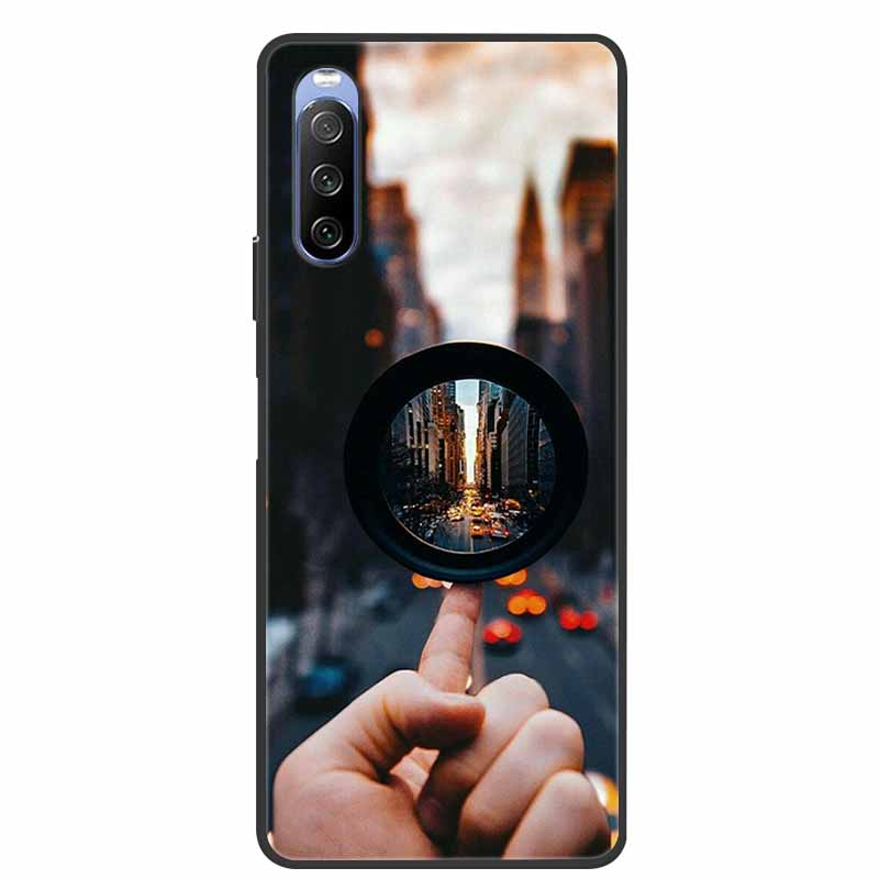 For Sony Xperia 10 IV Cases Soft TPU Silicone Cat Animal Phone Covers For Sony Xperia 1 IV Back Cases Funda for Xperia10IV 6.0''