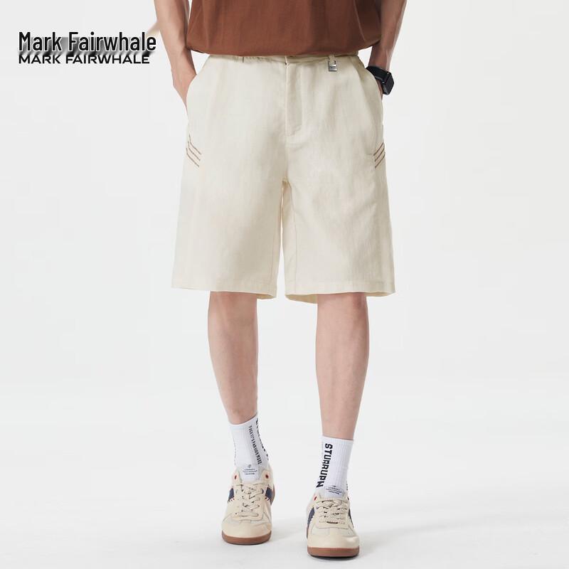 Mark Fairwhale Men s Lyocell Blend Loose Fit Business Casual Shorts 3XL