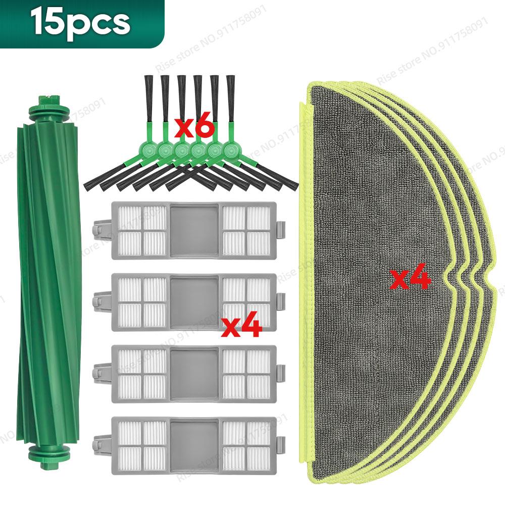 Compatible for iRobot Roomba 205 DustCompactor Combo / Vac Spare Parts Main Brush Filter Mop Cloth Accessories