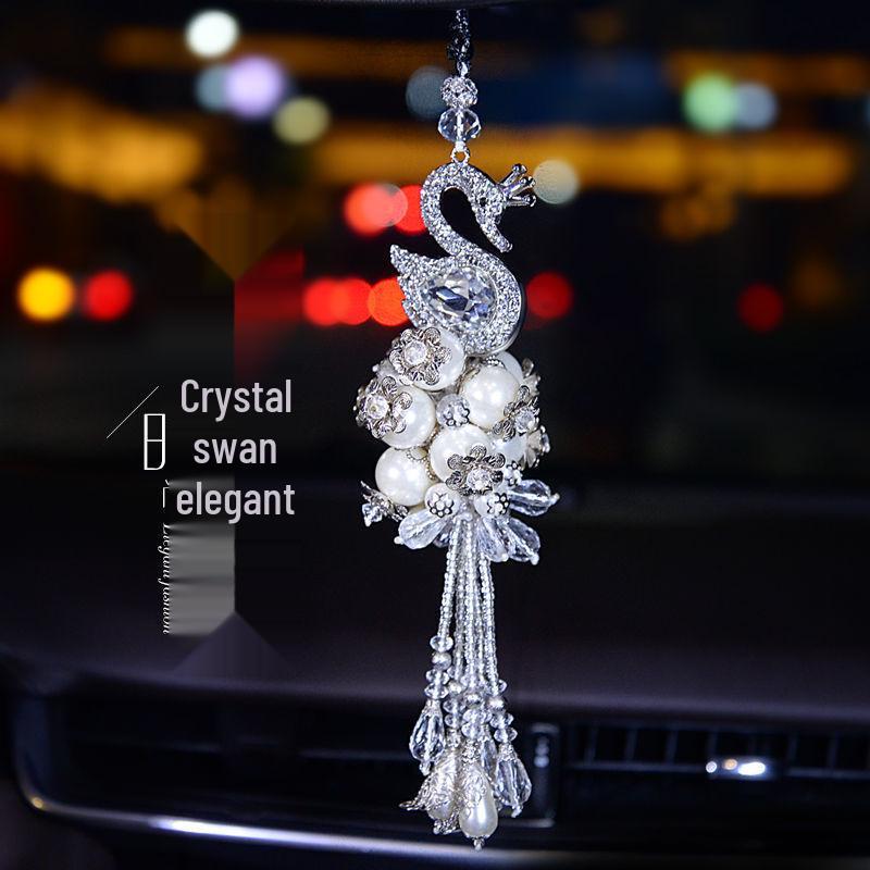

Хрустальная подвеска-лебедь для автомобиля - Милое и креативное украшение для салона автомобиля, женское украшение