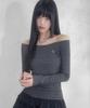 VIVACIOUS Se Stripe Boat-Neck Tee_5Colors