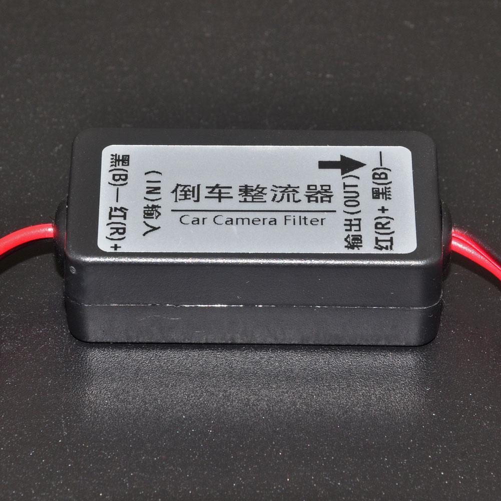 מסנני כוח 12V מיישרים משנאי מצתים מצלמת רוורס מסך Splash עם אדוות הפרעות פילטר ממסר