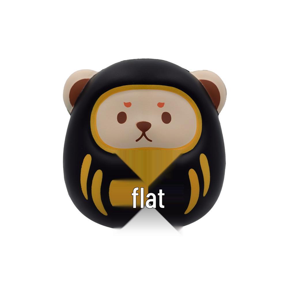 Teddy Collector PU Slow Rebound Decompression Squeeze Toy - Good Luck Ornament PU