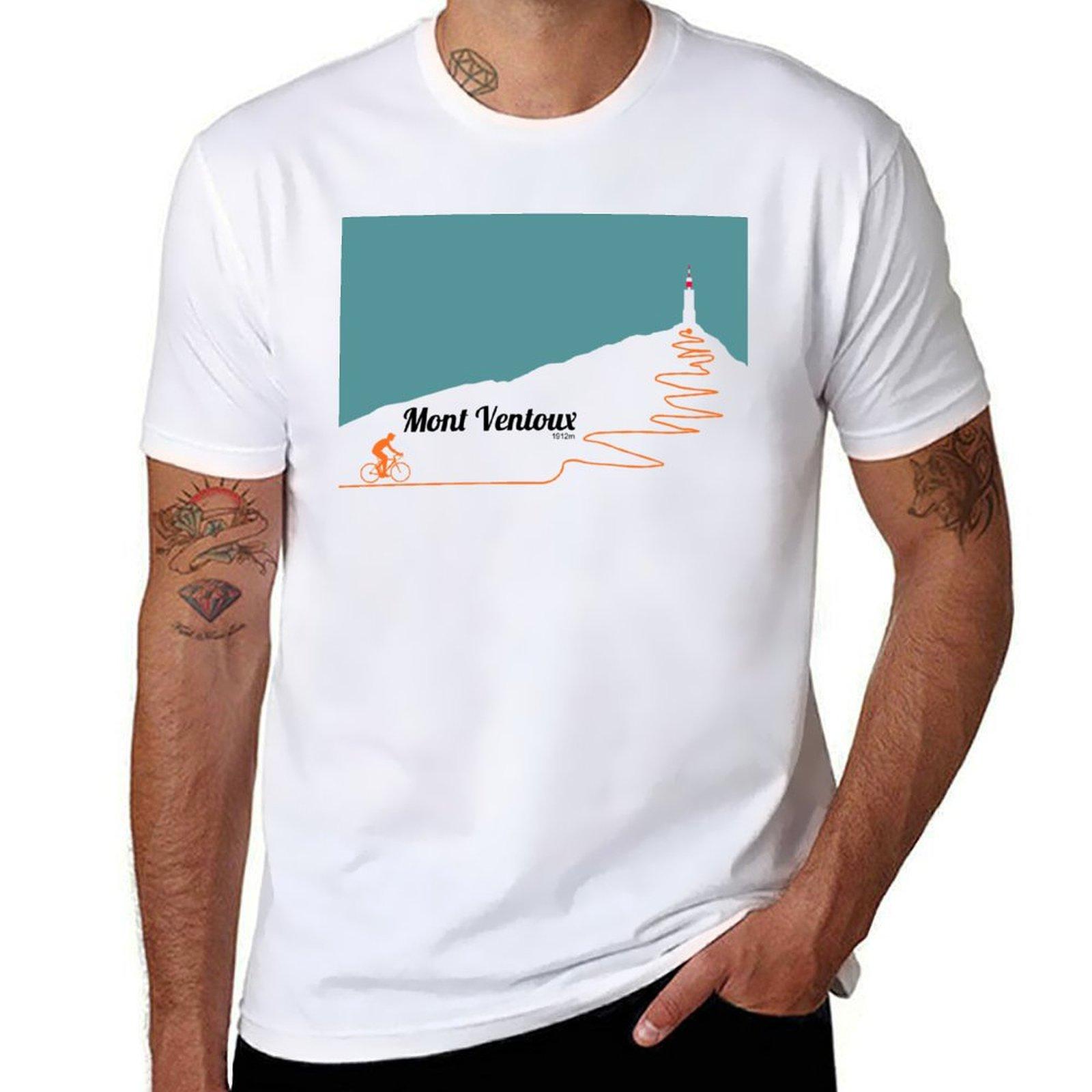 

Mont Ventoux Cycling Artwork T-Shirt summer tops new edition mens clothing M