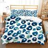 Pink Leopard Black and White Simple Print Duvet Cover 100% Polyester Bedding Set Quilt Cover Pillowcase Three-piece Set