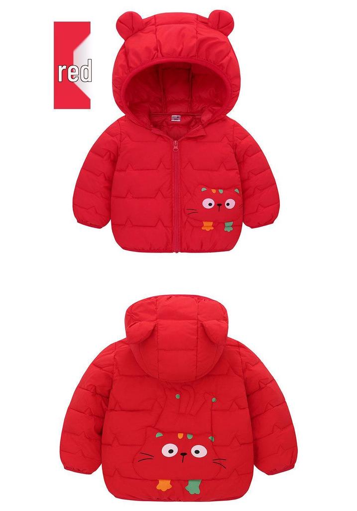Nuovo Piumino con Cappuccio Autunno/Inverno per Neonati e Bambini - Capo d'Abbigliamento Leggero Imbottito in Cotone per Bambini e Bambine