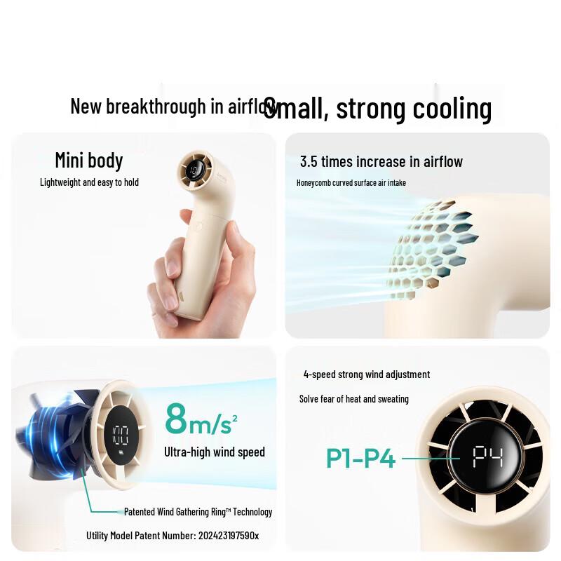 Aecooly L-shaped High-Speed Portable Fan
