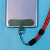 Universal Phone Lanyard Patch Pad Without Adhesive Cell Phone Strap Connector with Metal Ring for Apple IPhone Samsung Xiaomi