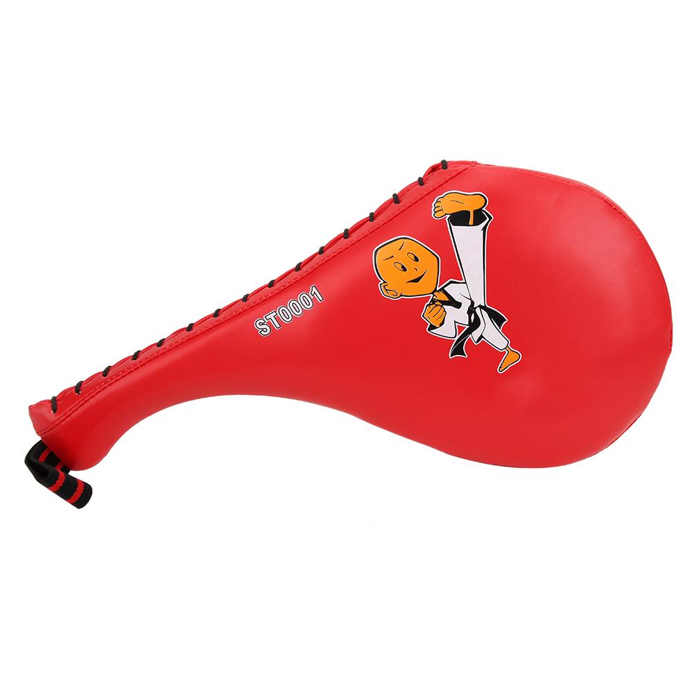 

ST0001 PU Leather Red Children Taekwondo Boxing Hand Foot Pad Training ing Target Accessory