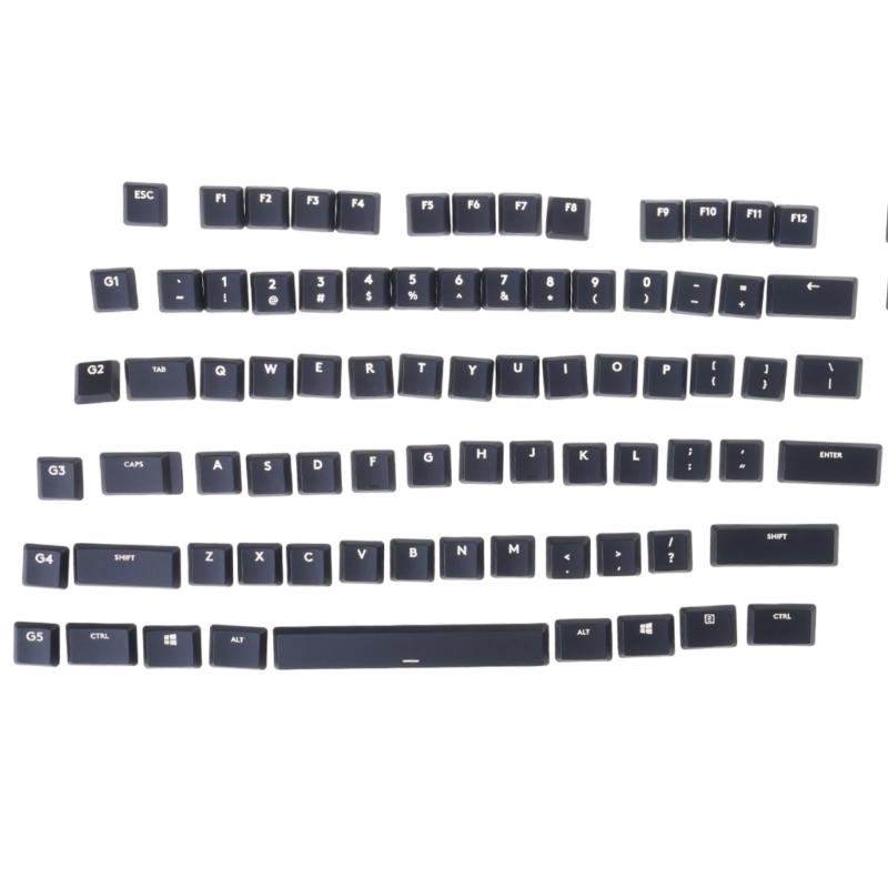 Fade Resistant ABS Keycaps Quick Clean Surfaces for G915/G913/G815/G813 TKL Keyboards Color Maintained