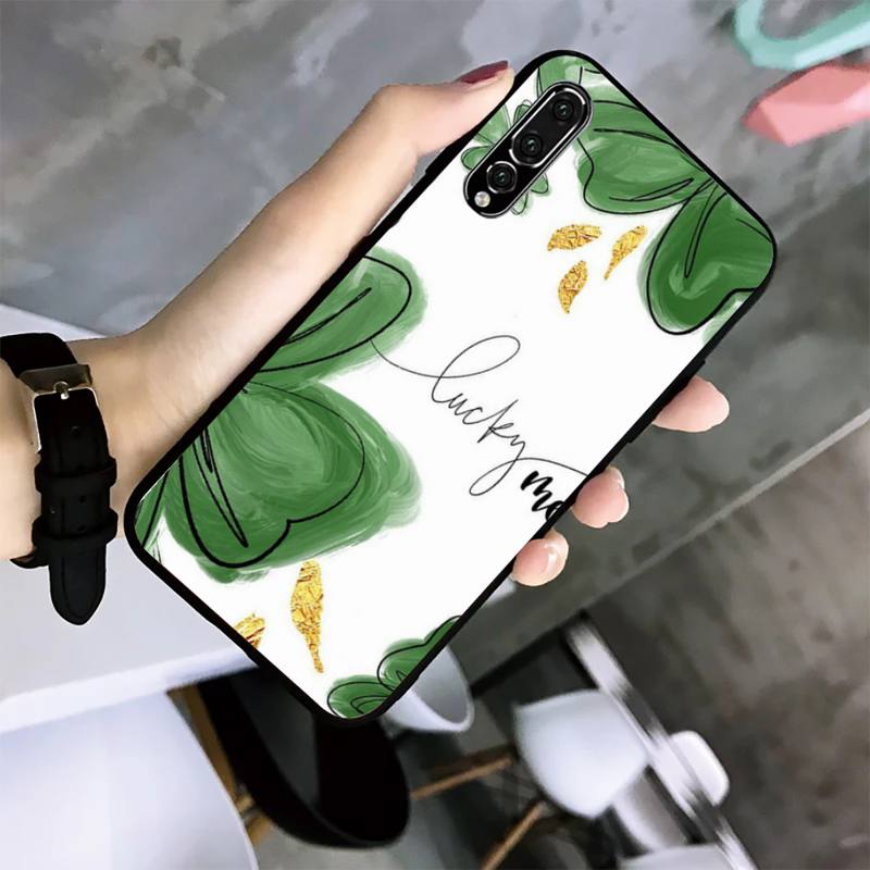 

Чехол для телефона Lucky Clover для Huawei G7 G8 P7 P8 P9 P10 P20 P30 Lite Mini Pro P Smart Plus Cove Fundas P8Lite 2017