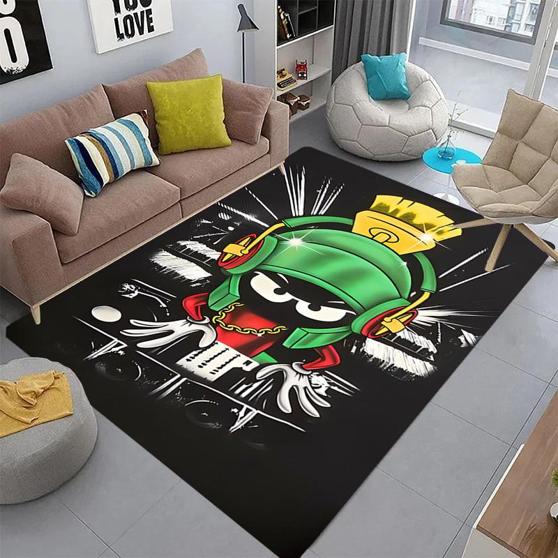 Marvin Martian DJ Funk carpet Living room and bedroom mats floor mats Christmas gifts Room Bathroom mat