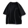 Unisex Trendy Cotton Short Sleeve T-Shirt - Simple Print, Five-Point Sleeve, Summer Style