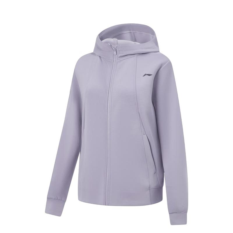 Li-Ning Women s Hooded Cardigan Sweatshirt S