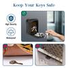 Wall Mounted Portable 4 Digit Waterproof Outdoor Key Hide Combination Password Key Lock Box for Garages Warehouses Houses