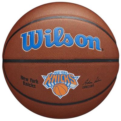 Wilson Drużyna Alliance Piłka New York Knicks, Unisex brązowa Koszykówka