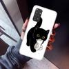 Cartoon Cute Black Cat Phone Case For Xiaomi Redmi Note 15 14 14S 13 12S 12 Pro Plus 11S 11 10S 10 4G Cover 11E 11T 5G Print Fun