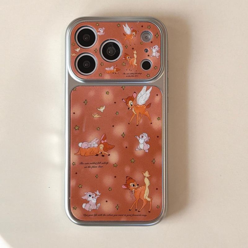 Apple 17 Pro Max Window 14 Stars Deer Rabbit iPhone 15/16 Pro Case with Lanyard