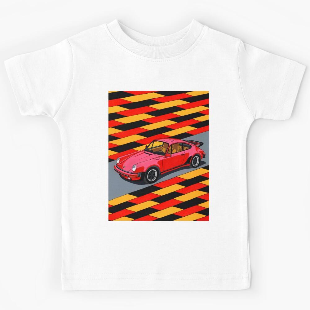 Car Red Porsche Kids T-Shirt 150