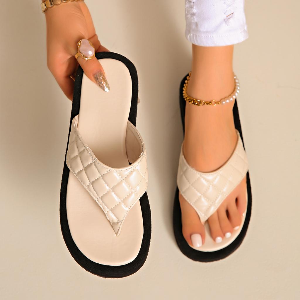 Platform Slippers Women Casual Summer Fashion Shoes Women Non-slip Increase Home Slippers Lightweight Sandals Slides Women