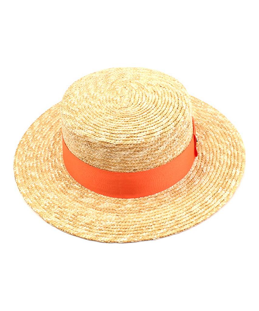 Yunibeosyeolkemiseuteuli Kangkang Orange Line Panama Hat Panama Hat