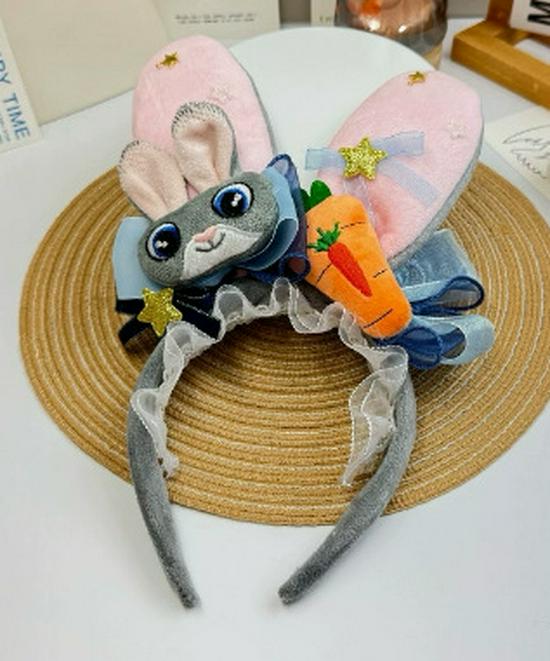 Girls' Autumn Sweater & Skirt Three-Piece Set with Rabbit Police Officer Theme - JK Academy Style