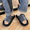 Men's summer slippers with anti slip and anti odor soft bottom casual beach beach wear suitable teenagers' sports Haken sandals
