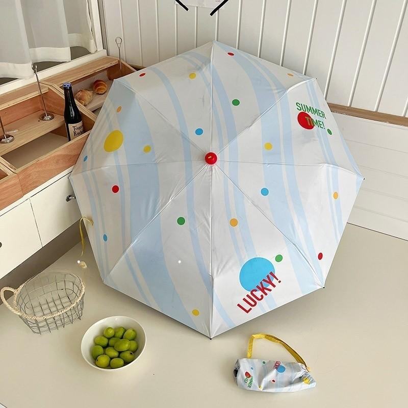Little Red Boots/Red Nose Umbrella Folding Sunscreen Sunscreen Umbrella