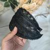 Flower Lace Mesh Hair Band Wide Side Hair Hoop Headbands For Women Lace Headwear Wide Headband Girls