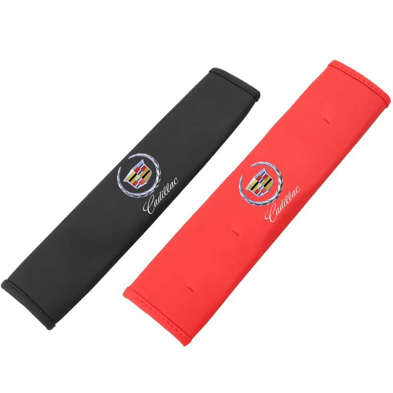 Car Seat Belt Cover for Cadillac CTS BLS Tiburon CT5 SRX Escalade Deville XTS DTS ATS XT4 XT5 XLR Safety Belt Shoulder Protector