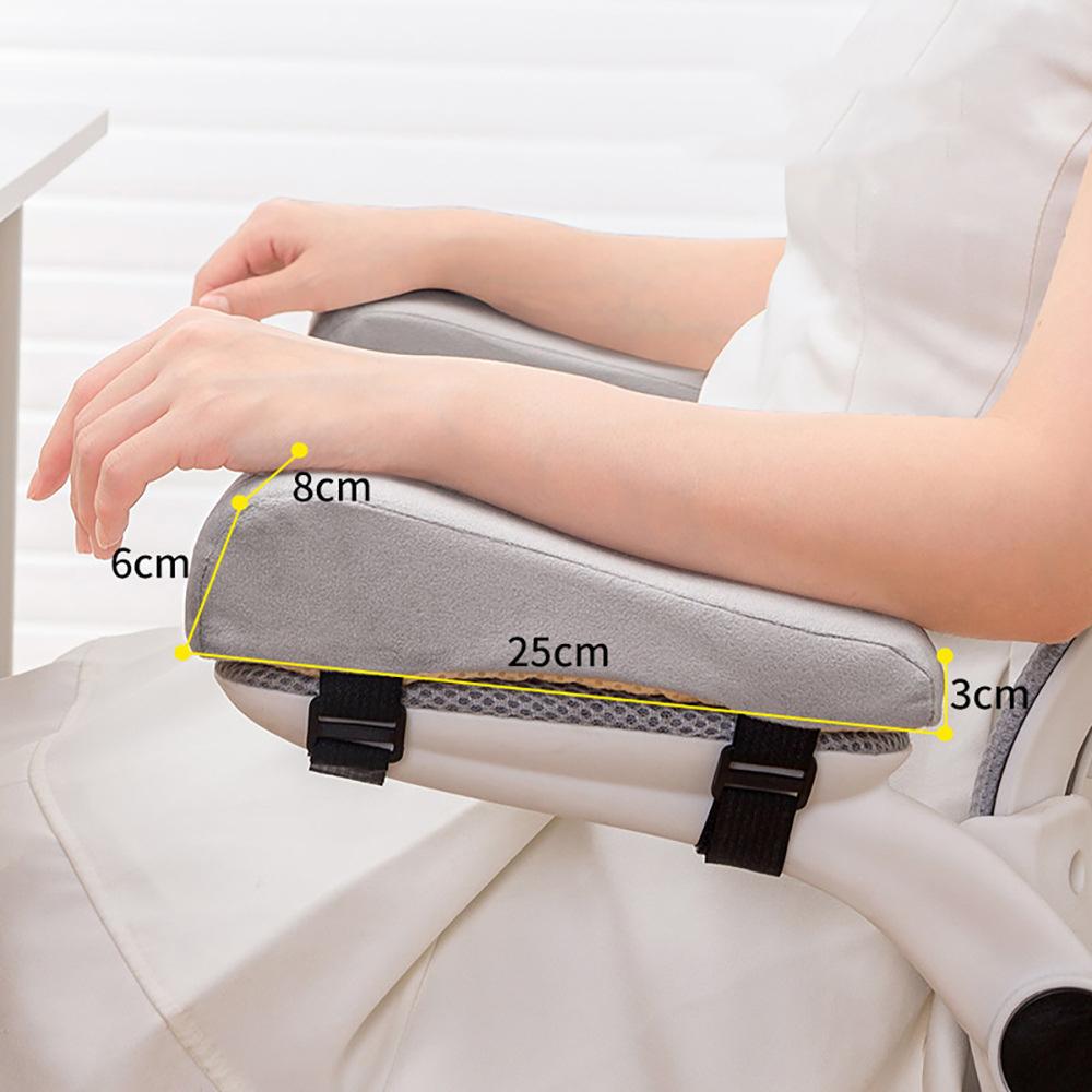 1 Pair Foam  Armrest Chair Cushion Chair Armrest Pads Chair Support Elbow Pillow Arm Rest for Office Elbow Relief