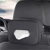 Porta Scatola di Fazzoletti per Auto in Pelle Nappa per Console Centrale dell'Auto, Bracciolo, Porta Tovaglioli, Parasole, Custodia per Fazzoletti per Sedile Posteriore con Cinturino di Fissaggio