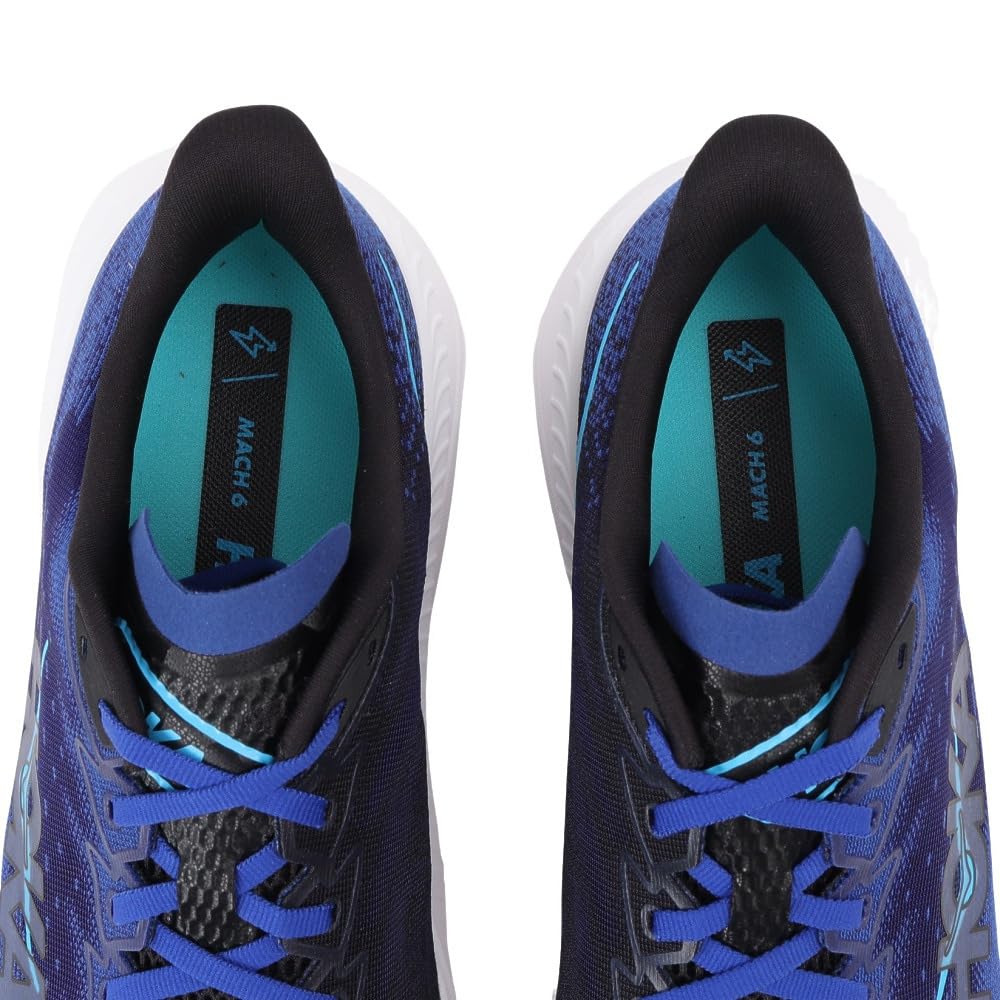 HOKA Mach 6 Wide Running Black and Size Shoes, Navy, 29.0, Men's, 1147833-BNGH