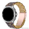 Bracelet en résine de luxe pour Samsung galaxy watch 8/8 classic 46mm Bracelet à maillons transparent pour galaxy watch ultra 2025/7 47mm bracelet
