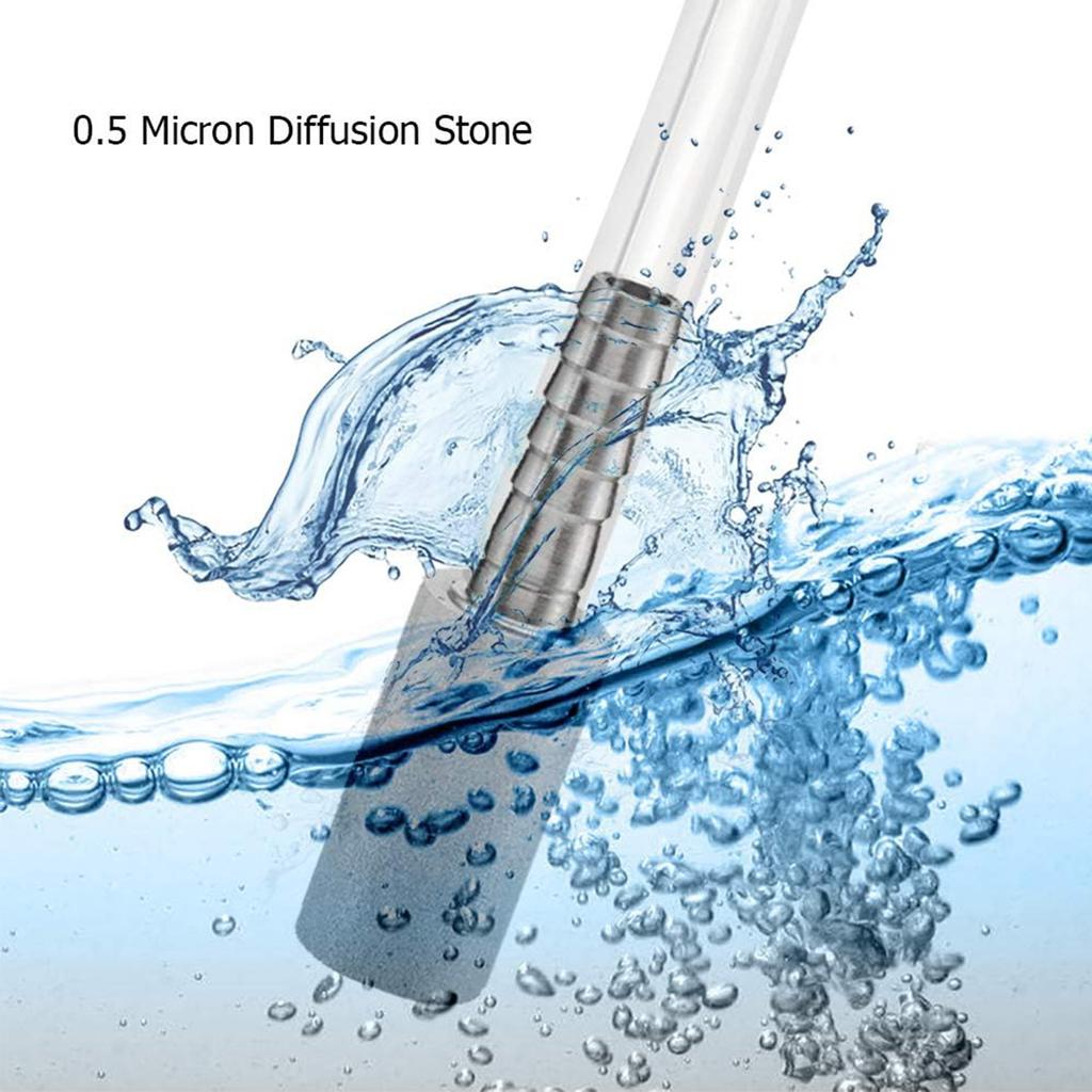 Stainless Steel Diffusion Stone 0.5  Aeration Stone With 1/4" Hose Barb Aeration Oxygenation Stone For Home Brewing Beer