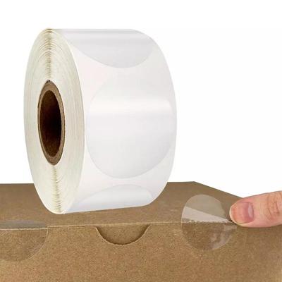 Transparente selbstklebende PVC-Dankeschön-Geschenkverschlussaufkleber für Schreibwaren